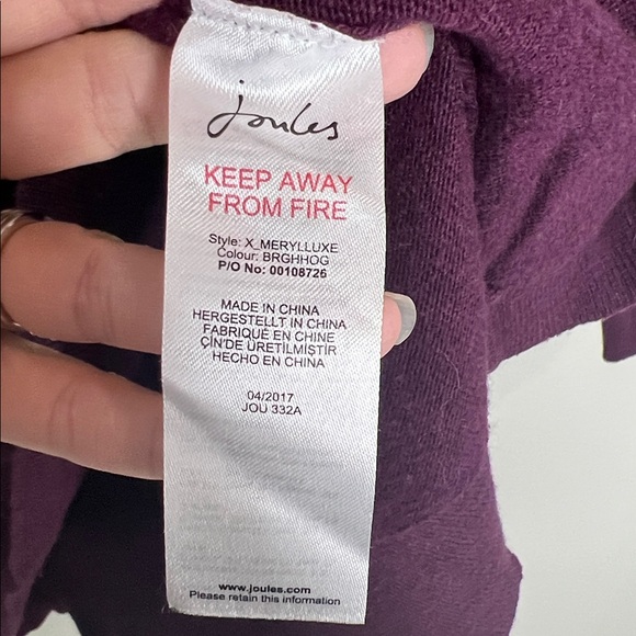 Joules Knitwear Beaded Hedgehog Knit jumper Sweater size US 10 - Picture 9 of 15